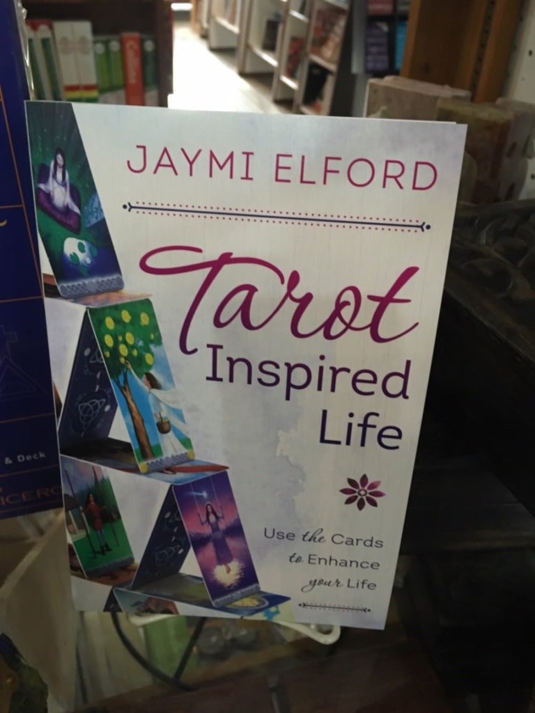 An image of my book, Tarot Inspired Life, spotted in Godfather's Books in Astoria, Oregon.