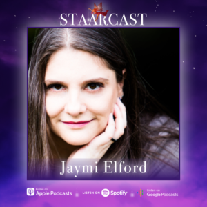 Image of me being represented for STAARCon's podcast